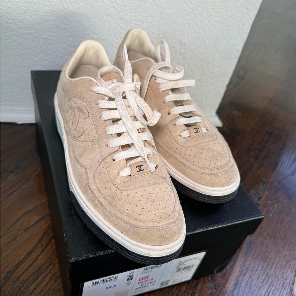 CHANEL Beige Athletic Shoes - Picture 9 of 10